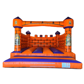 Pomppulinna Camelot 30m Purppura ja oranssi