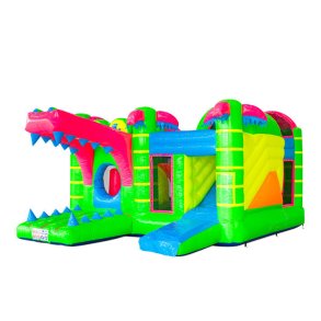 Krokodil Burg Neonfarben